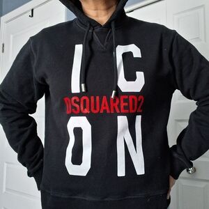 DSquared2 Icon Hoodie Sweatshirt GUC Men's MEDIUM
